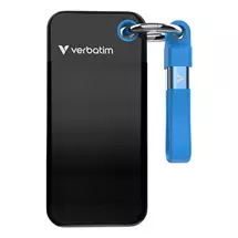 SSD Drive | Verbatim Pocket SSD USB 3.2 Gen 2 512GB Black/Blue