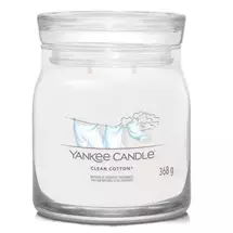 Yankee Candle Clean Cotton wax candle Cylinder Cotton blossom, Lemon, White flower White 1 pc(s)