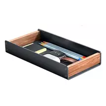 Alba | Alba Desktop Tray Black/Walnut ODTRAY W | In Stock