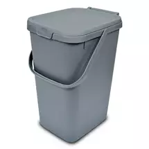 Trash Cans | ADDIS 519226 trash can 18 L Rectangular Grey | Quzo UK