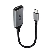 Video Cable | Lindy 43428 video cable adapter 0.15 m USB Type-C HDMI Grey