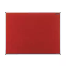 Top Brands | Nobo Basic insert notice board Red Aluminium | In Stock