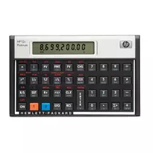 Calculators | HP 12c calculator Desktop Financial Aluminium, Black
