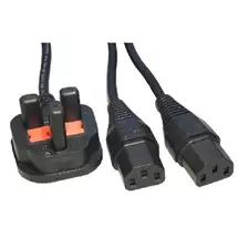 CABLES DIRECT Power Cables | Cables Direct RB-333 power cable Black 2.5 m | In Stock