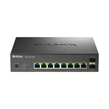 D-Link Network Switches | DLink 10Port MultiGigabit Smart Managed PoE+ Switch including 8 x 2.5G
