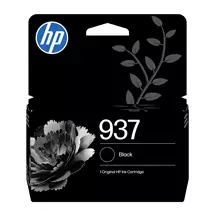 Ink Cartridges | HP 937 Black Original Ink Cartridge. Cartridge capacity: Standard