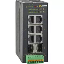 Perle IDS-106GE-2SFP Unmanaged Gigabit Ethernet (10/100/1000) Black
