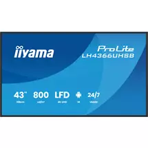 Commercial Display | iiyama LH4366UHSBB1AG Signage Display Digital signage flat panel 109.2