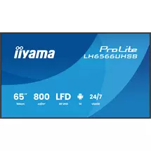 Commercial Display | iiyama LH6566UHSBB1AG Signage Display Digital signage flat panel 165.1