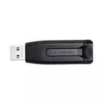 Usb Flash Drive | Verbatim V3 - USB 3.0 Drive 128 GB - Black | Quzo UK