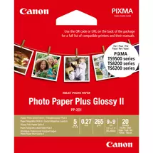 Photo Paper | Canon PP-201 Glossy II Photo Paper Plus 3.5 x 3.5” – 20 Sheets