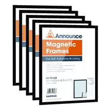 Announce | Announce Magnetic Frames A4 Black | In Stock | Quzo UK