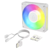 ArcTic | ARCTIC BioniX P12 A-RGB (White) 120 mm PWM Fan with Daisy Chain
