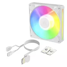 ArcTic | ARCTIC BioniX P14 A-RGB (White) 140 mm PWM Fan with Daisy Chain
