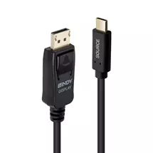 Lindy | Lindy 1m USB Type C to DisplayPort 4K60 Adapter Cable with HDR