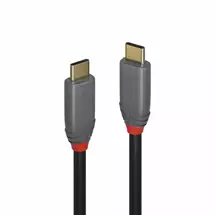 Cables | Lindy 2m USB 3.2 Type C Cable, 5A PD, Anthra Line | In Stock