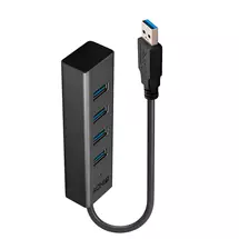 Interface Hubs | Lindy 4 Port USB 3.0 Hub | In Stock | Quzo UK