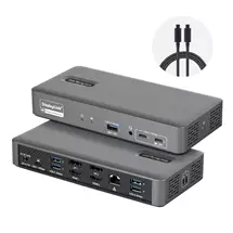 Startech | StarTech.com DualMonitor USBC Docking Station, 4K 60Hz, HDMI or