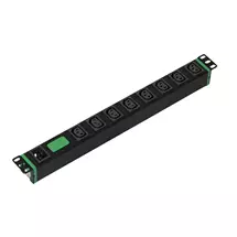APC Easy Rack PDU, Basic, Horizontal, 1 Phase, 3.7kW, 230V, 16A, 8 x C13 outlets, IEC60320 C20 inlet