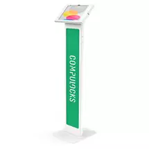 Tablet Security Enclosures | Compulocks iPad 10.9" 10th Gen Swell Enclosure Brandable Floor Stand