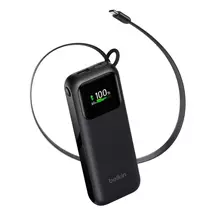 Belkin Power Banks/Chargers | Belkin Power Bank 11K with Retractable Cable | In Stock