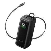 Belkin Power Banks/Chargers | Belkin Power Bank 22K with Retractable Cable | In Stock