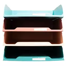 Exacompt | Exacompta 111606SETD desk tray/organizer Polystyrene (PS) Assorted