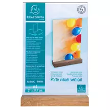 Exacompt | Exacompta 84258D sign holder/information stand A4 Acrylic, Polymethyl