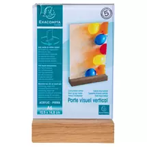 Exacompt | Exacompta 86258D sign holder/information stand A6 Acrylic, Polymethyl