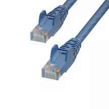Startech | StarTech.com 10m Blue Cat6 Ethernet Cable, Snagless, 100W PoE, UTP,