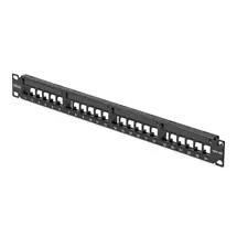 Startech | StarTech.com 24 Port 1U Blank Keystone Patch Panel with Cable