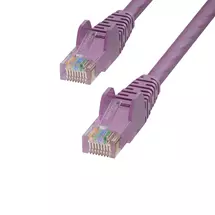 Startech | StarTech.com 2m Purple Cat6 Ethernet Cable, Snagless, 100W PoE, UTP,