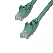 Startech | StarTech.com 3m Green Cat6 Ethernet Cable, Snagless, 100W PoE, UTP,