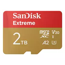 Sandisk Extreme | SanDisk Extreme, 2 TB, MicroSDXC, Class 10, UHS-I, 240 MB/s, 140 MB/s