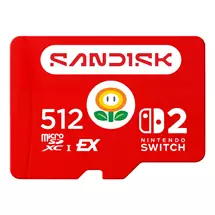 Sandisk Memory Cards | SanDisk microSD Express Card for Nintendo Switch 2  512GB. Capacity: