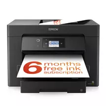 Printers | Epson WorkForce WF7830DTWF, Inkjet, Colour printing, 4800 x 2400 DPI,