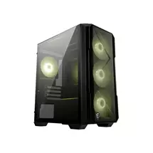 Tempered glass | MSI MAG FORGE M120R AIRFLOW computer case Mini Tower Black,