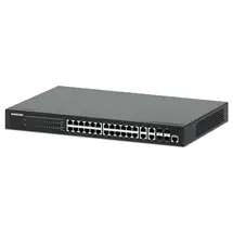 Network Switches | Intellinet 24Port Gigabit Ethernet PoE+ WebManaged Switch with 4