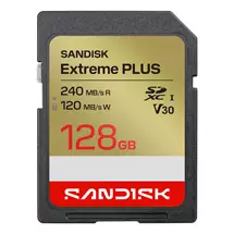 Sandisk | SanDisk Extreme PLUS SD UHS-I Card - 128GB | In Stock