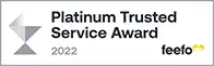 Feefo Platinum Trusted Serivice Award 2022