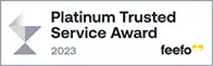 Feefo Platinum Trusted Serivice Award 2023